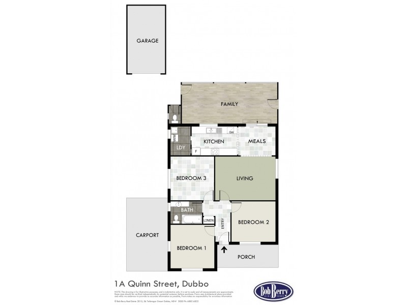 1a Quinn St, Dubbo NSW 2830 Floorplan