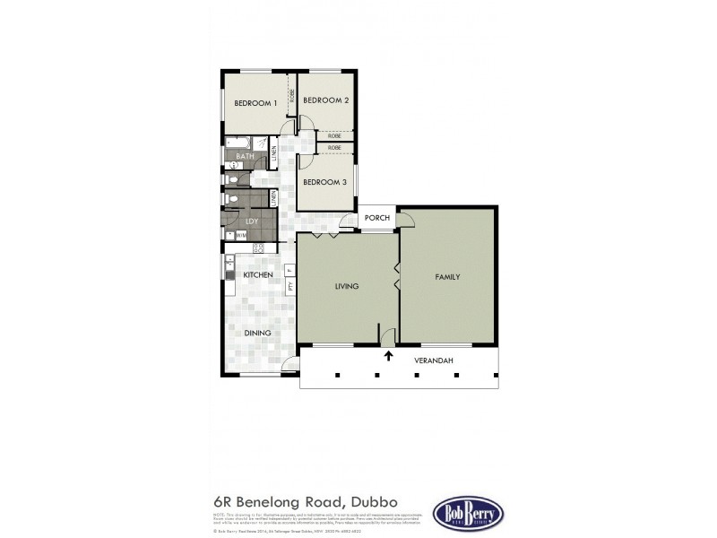 6R Benolong Rd, Dubbo NSW 2830 Floorplan