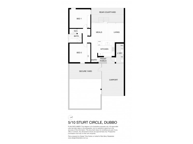 5/10 Sturt Cir, Dubbo NSW 2830 Floorplan