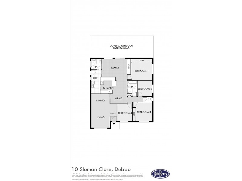 10 Sloman Cl, Dubbo NSW 2830 Floorplan