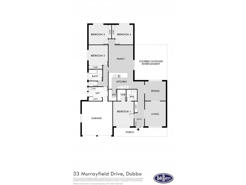 33 Murrayfield Dr, Dubbo NSW 2830 Floorplan