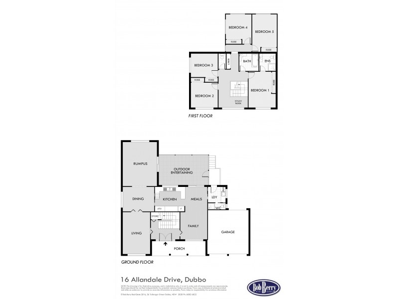 16 Allandale  Dr, Dubbo NSW 2830 Floorplan
