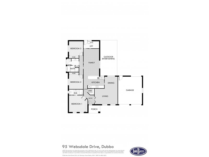 95 Websdale Dr, Dubbo NSW 2830 Floorplan