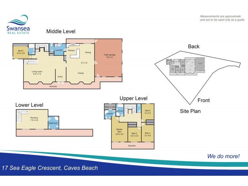 17 Sea Eagle Cres, Caves Beach NSW 2281 Floorplan