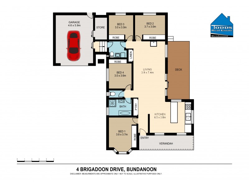 4 Brigadoon  Dr, Bundanoon NSW 2578 Floorplan