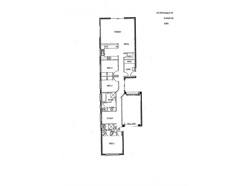 45 Whittington St, Enfield SA 5085 Floorplan