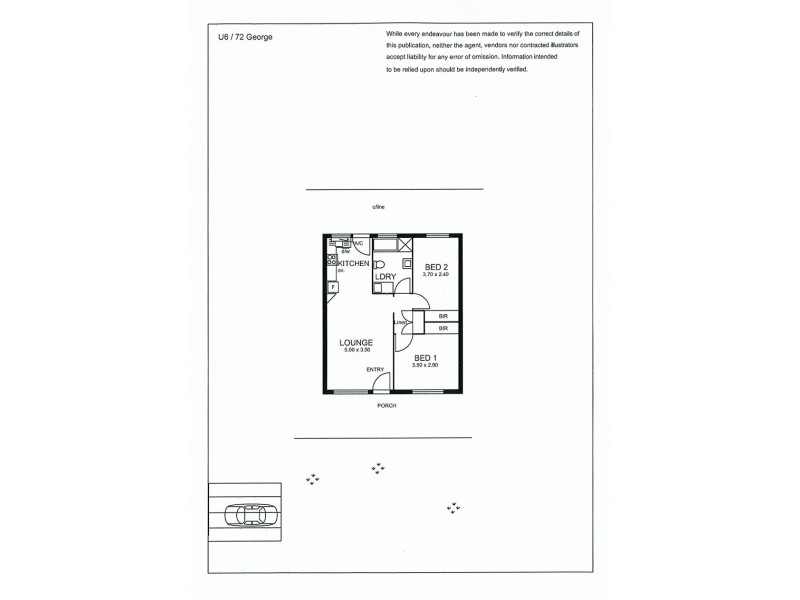 6/72 George  Street, Norwood SA 5067 Floorplan