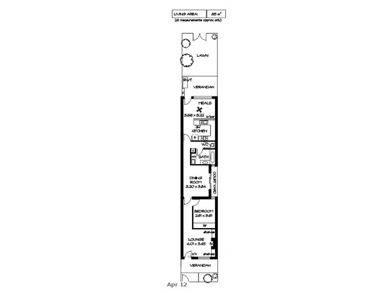 39 Coglin Street, Brompton SA 5007 Floorplan