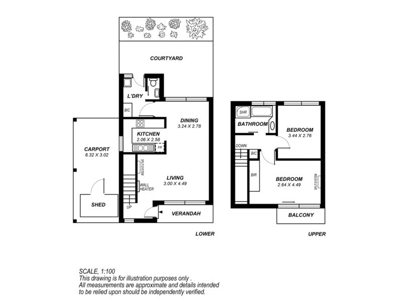 1/21 Milton St, Oaklands Park SA 5046 Floorplan