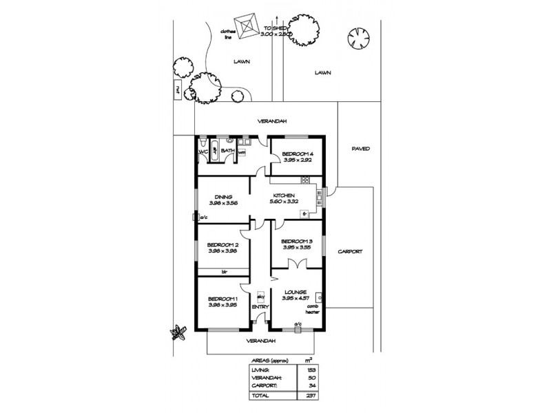6 Reo Rd, Croydon Park SA 5008 Floorplan