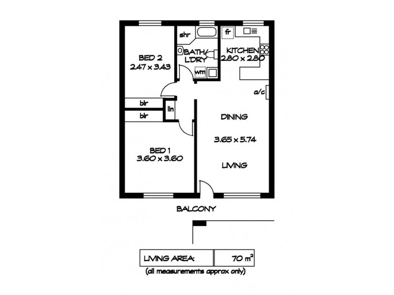 12/72 George St, Norwood SA 5067 Floorplan