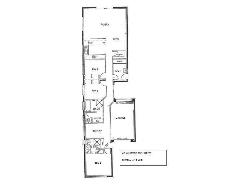 45 Whittington Street, Enfield SA 5085 Floorplan