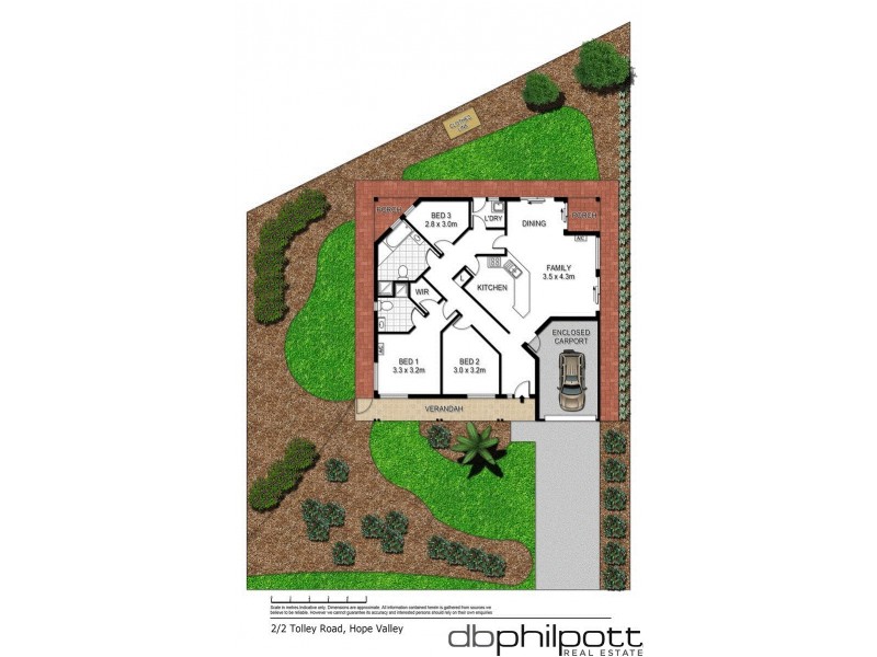 2/2 Tolley Road, Hope Valley SA 5090 Floorplan