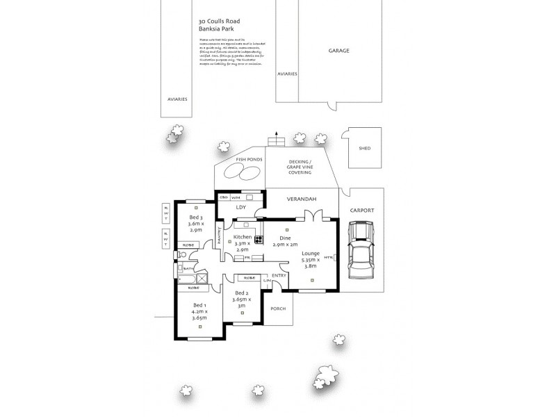 30  Coulls  Rd, Banksia Park SA 5091 Floorplan
