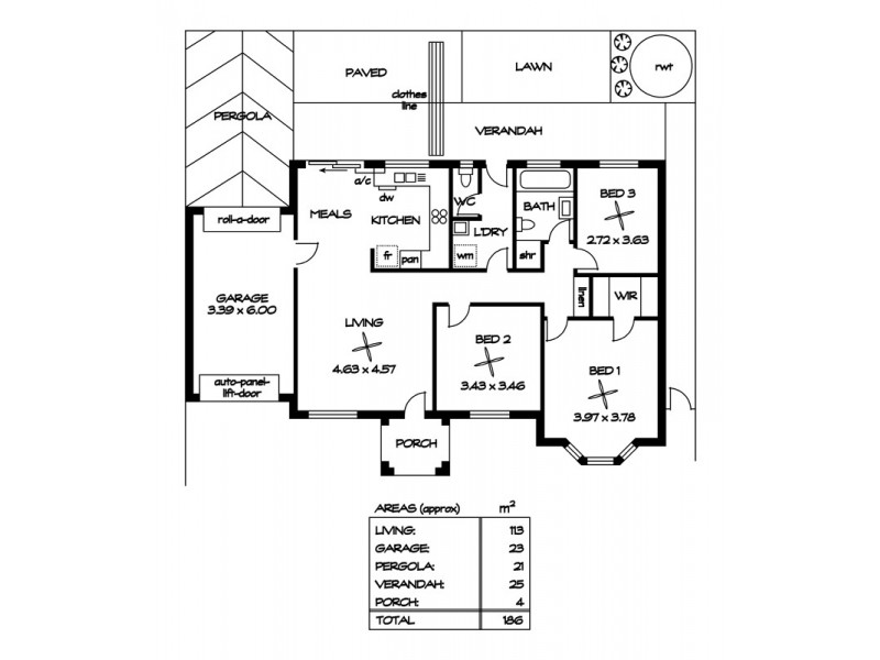 1B Ross St, Clearview SA 5085 Floorplan