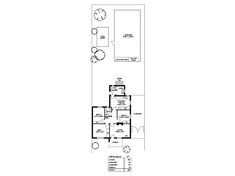 16 Sandville Ave, Broadview SA 5083 Floorplan