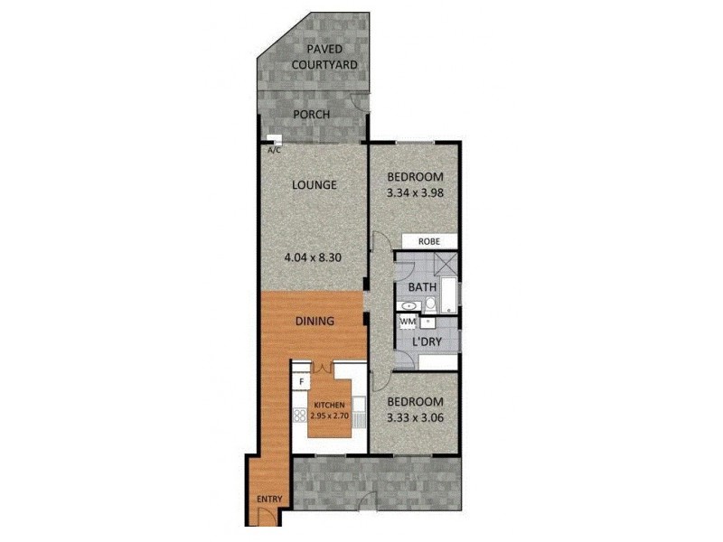 1/150 Strangways Terrace, North Adelaide SA 5006 Floorplan