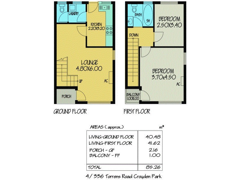 4/336 Torrens  Rd, Croydon Park SA 5008 Floorplan