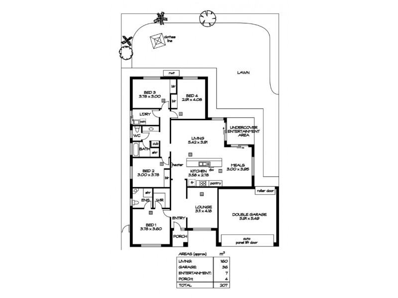 17 Carmine Ct, Parafield Gardens SA 5107 Floorplan
