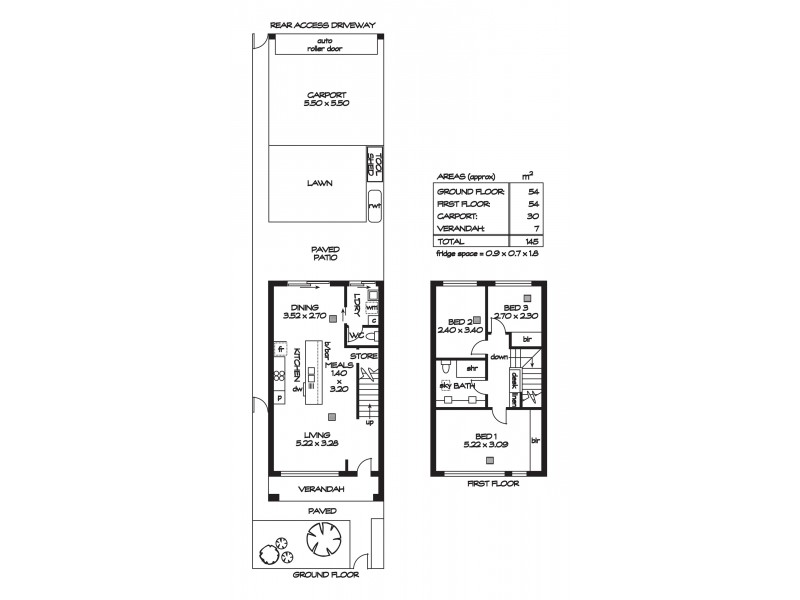 7 Kenmair Street, Mansfield Park SA 5012 Floorplan