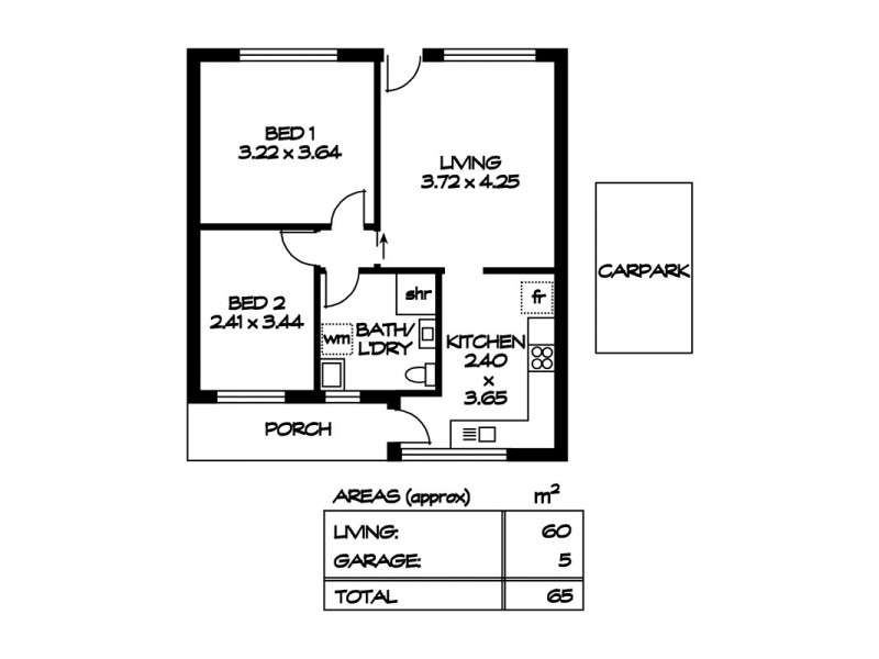 6/127-129 Anzac Highway, Kurralta Park SA 5037 Floorplan