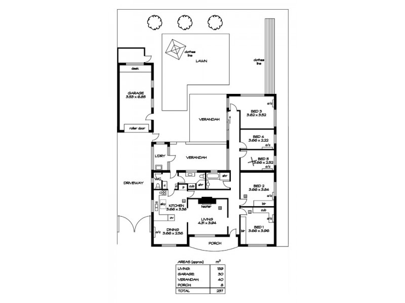 48 Elston Street, Brooklyn Park SA 5032 Floorplan
