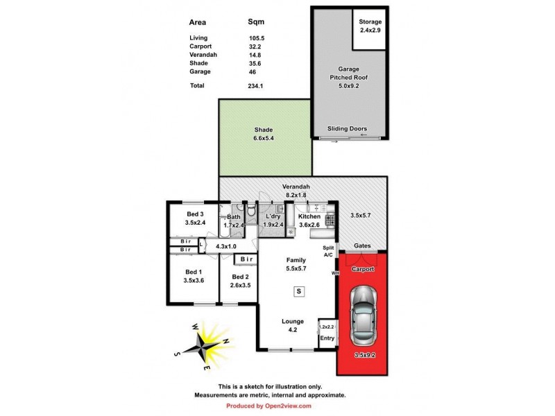 69 Redward Avenue, Greenacres SA 5086 Floorplan