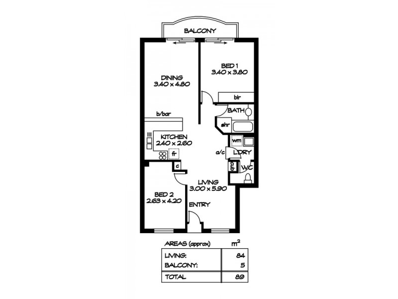20/177 Angas Street, Adelaide SA 5000 Floorplan