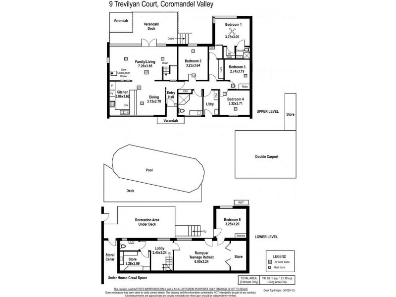 9 Trevilyan Court, Coromandel Valley SA 5051 Floorplan