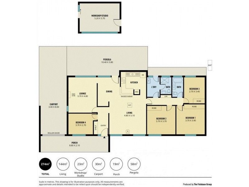 9 Hobart  Crescent, Banksia Park SA 5091 Floorplan