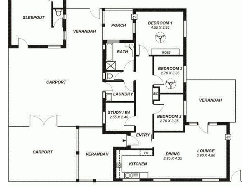 14 Fairlie Street, Ottoway SA 5013 Floorplan