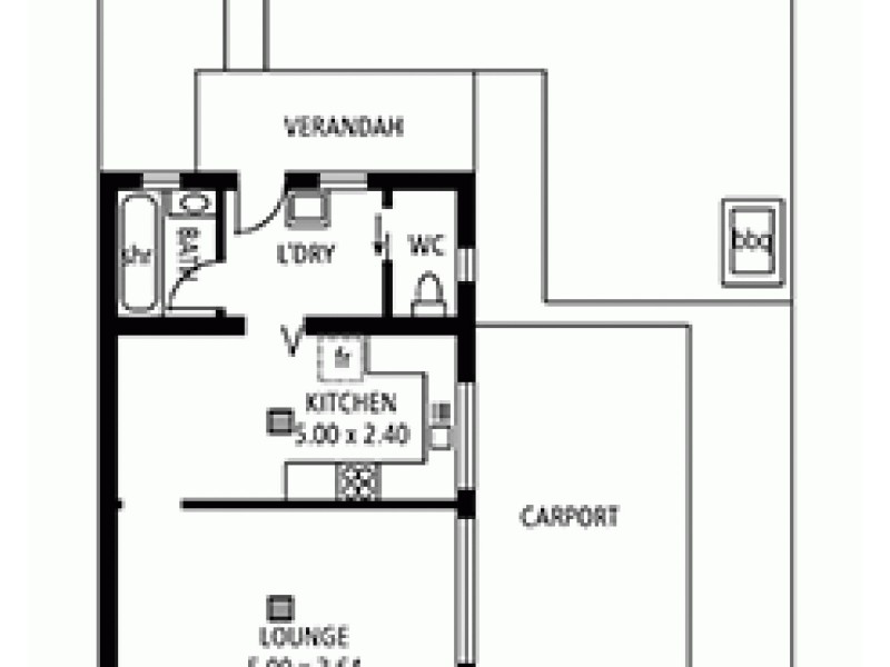 2 Downer Street, Kilkenny SA 5009 Floorplan