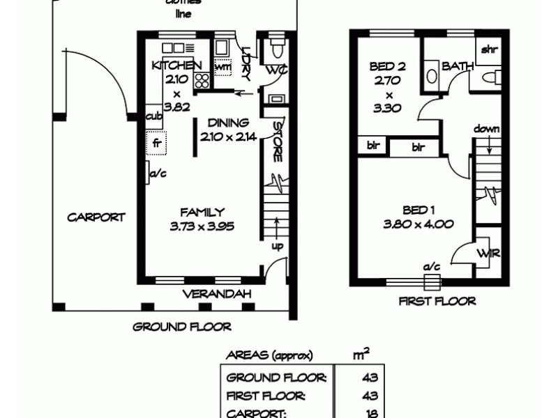2/6 Percy Street, Prospect SA 5082 Floorplan