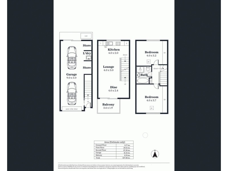 10/14 Myers Lane, Adelaide SA 5000 Floorplan