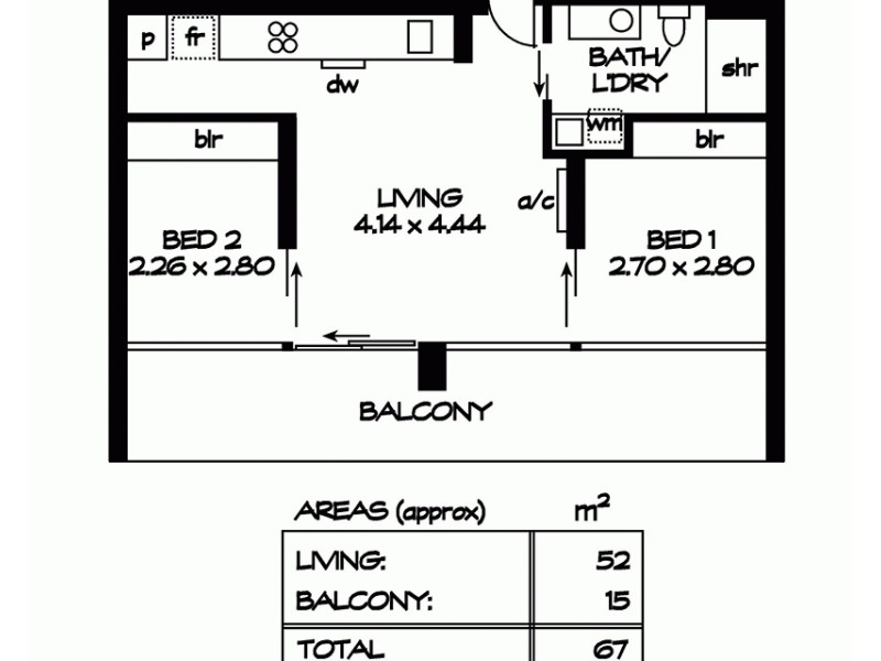 314/33 Warwick Street, Walkerville SA 5081 Floorplan