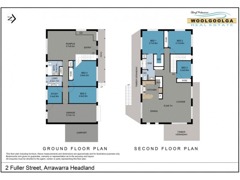 2 Fuller Street, Arrawarra Headland NSW 2456 Floorplan