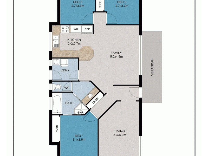 6 Clarence Street, Woolgoolga NSW 2456 Floorplan