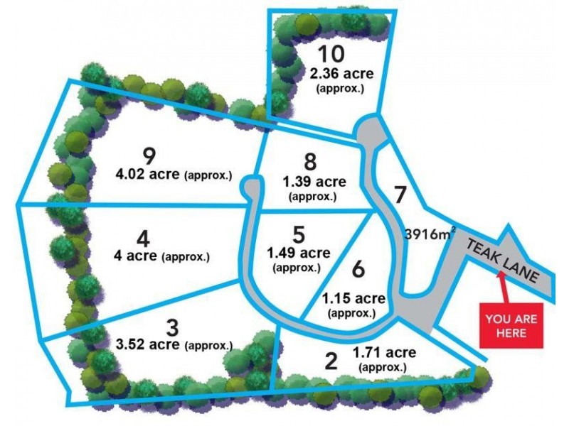 Lot  4 Teak  Lane, Federal NSW 2480