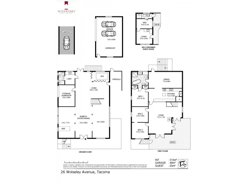 26 Wolseley Ave, Tacoma NSW 2259 Floorplan