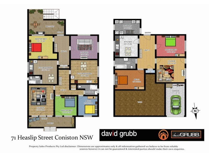 71 Heaslip St, Coniston NSW 2500 Floorplan