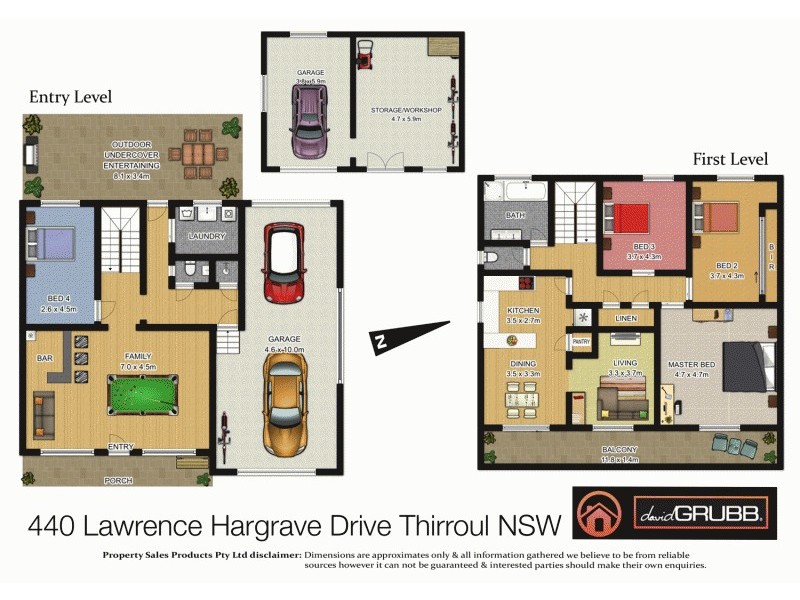 440 Lawrence Hargrave Dr, Thirroul NSW 2515 Floorplan