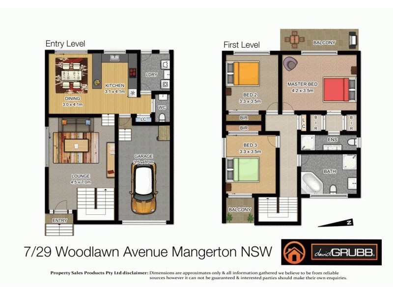 7/29 Woodlawn Ave, Mangerton NSW 2500 Floorplan