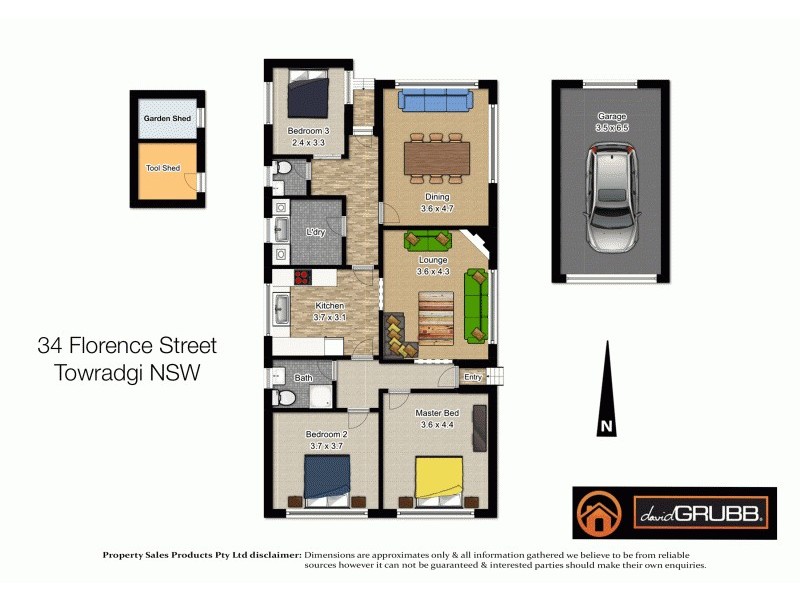 34 Florence St, Towradgi NSW 2518 Floorplan