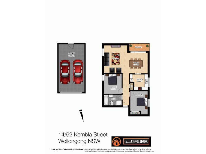 14/62 Kembla St, Wollongong NSW 2500 Floorplan