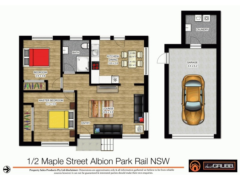 2 Maple St, Albion Park Rail NSW 2527 Floorplan