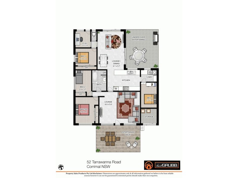 52 Tarrawanna Rd, Corrimal NSW 2518 Floorplan