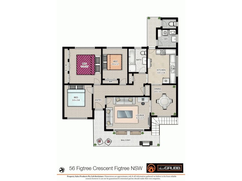 56 Figtree Cres, Figtree NSW 2525 Floorplan