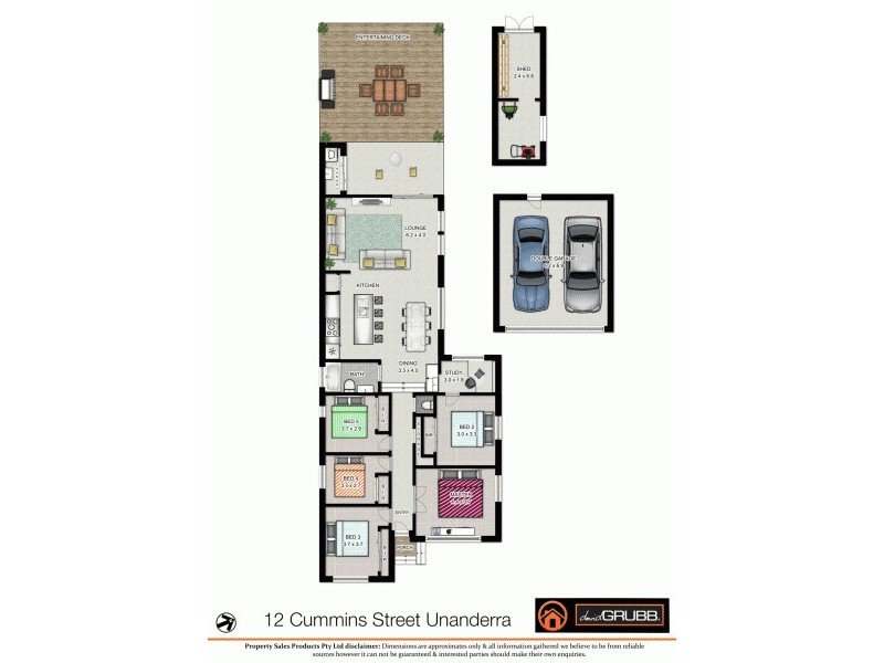 12 Cummins St, Unanderra NSW 2526 Floorplan
