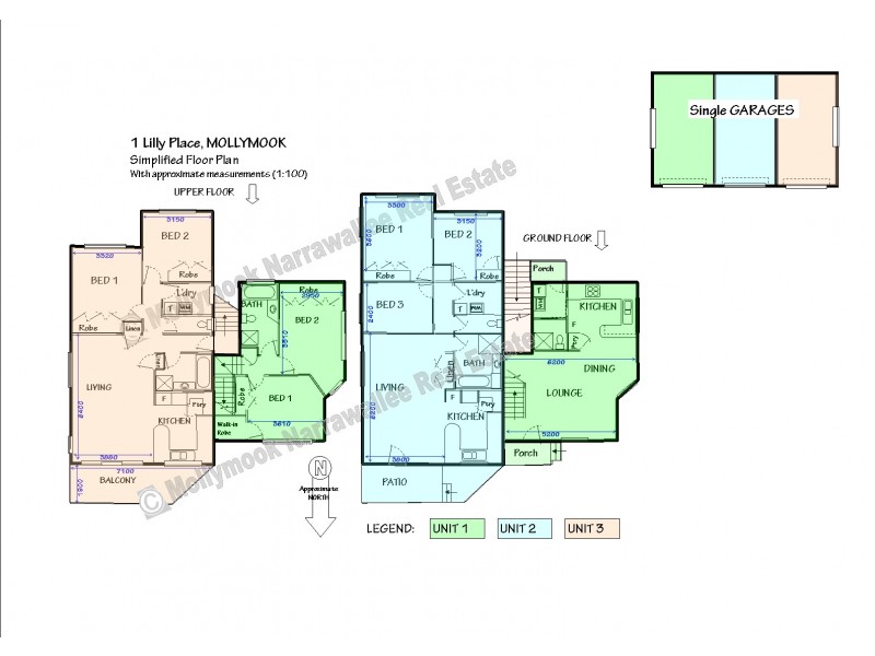 1 Lilly Pl, Mollymook NSW 2539 Floorplan