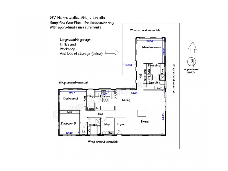 67 Nurrawallee St, Ulladulla NSW 2539 Floorplan